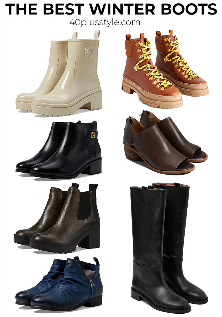 The best winter boots for women: Stylish winter boots that you can't wait to wear | 40plusstyle.com