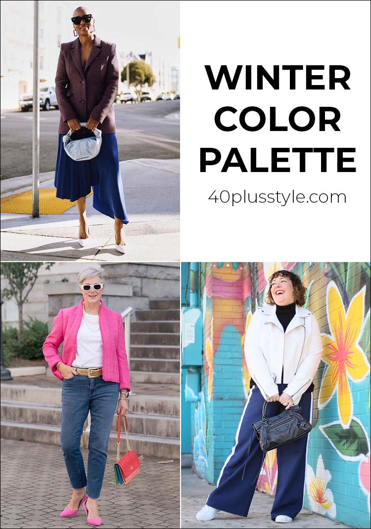 Winter color palette | 40plusstyle.com