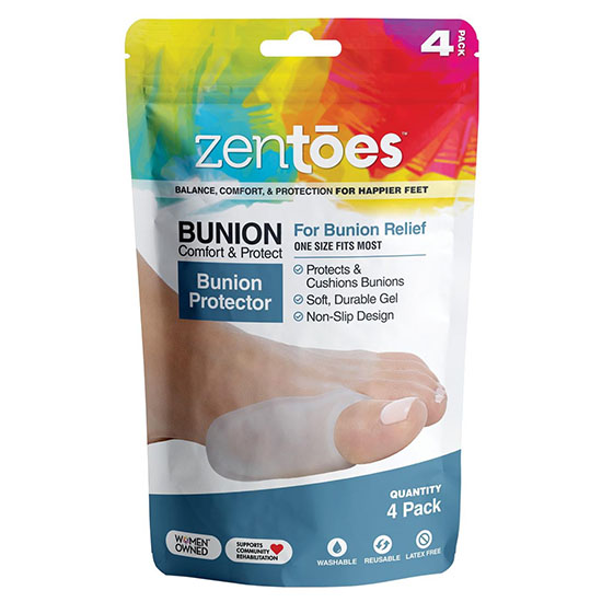 ZenToes Gel Bunion Guards | 40plusstyle.com